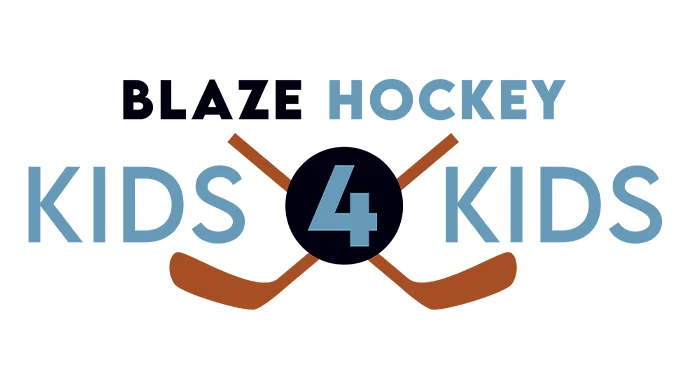 Blaze Hockey Kids4Kids Logo