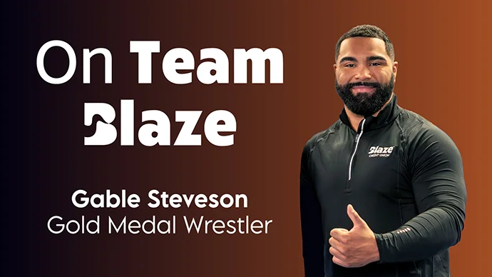 On Team Blaze: Gable Steveson, Gold Medal Wrestler