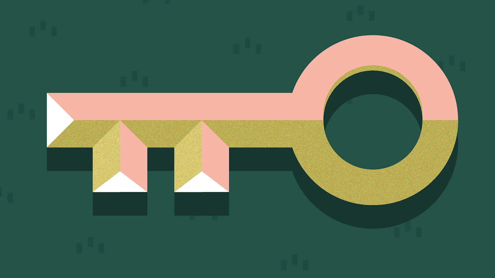 Graphic of a house key
