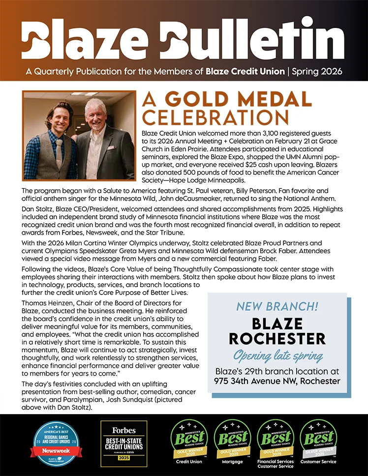 Blaze Bulletin - 2026 Spring Issue