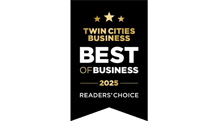 Blaze has been recognized as a Best of Business by Twin Cities Business Magazine