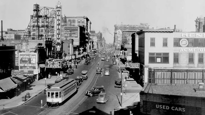 photo of Downtown Minneapolis in the 1930s