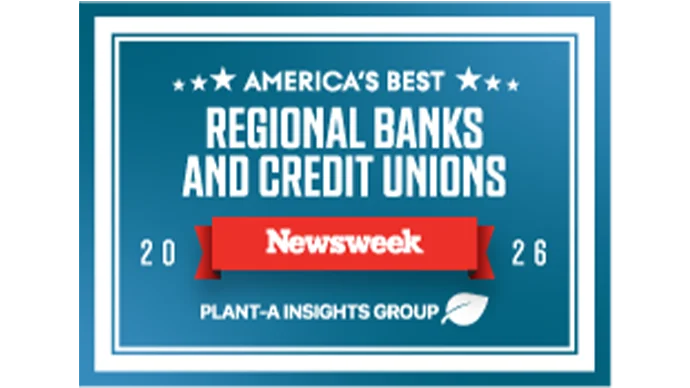 Blaze has been named a 2026 America's Best Reginoal Banks & Credit Unions by Newsweek.