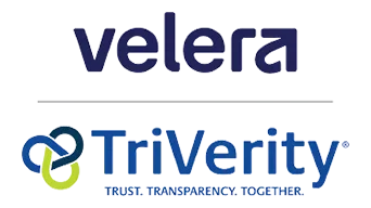 Velera and TriVerity logos