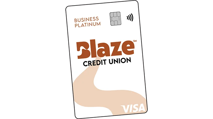 image of the Blaze Business Platinum Visa Credit card