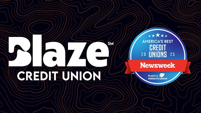 Blaze Credit Union named Newsweek's 2025 America's Best Credit Unions