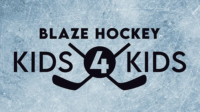 Blaze Hockey Kids4Kids logo
